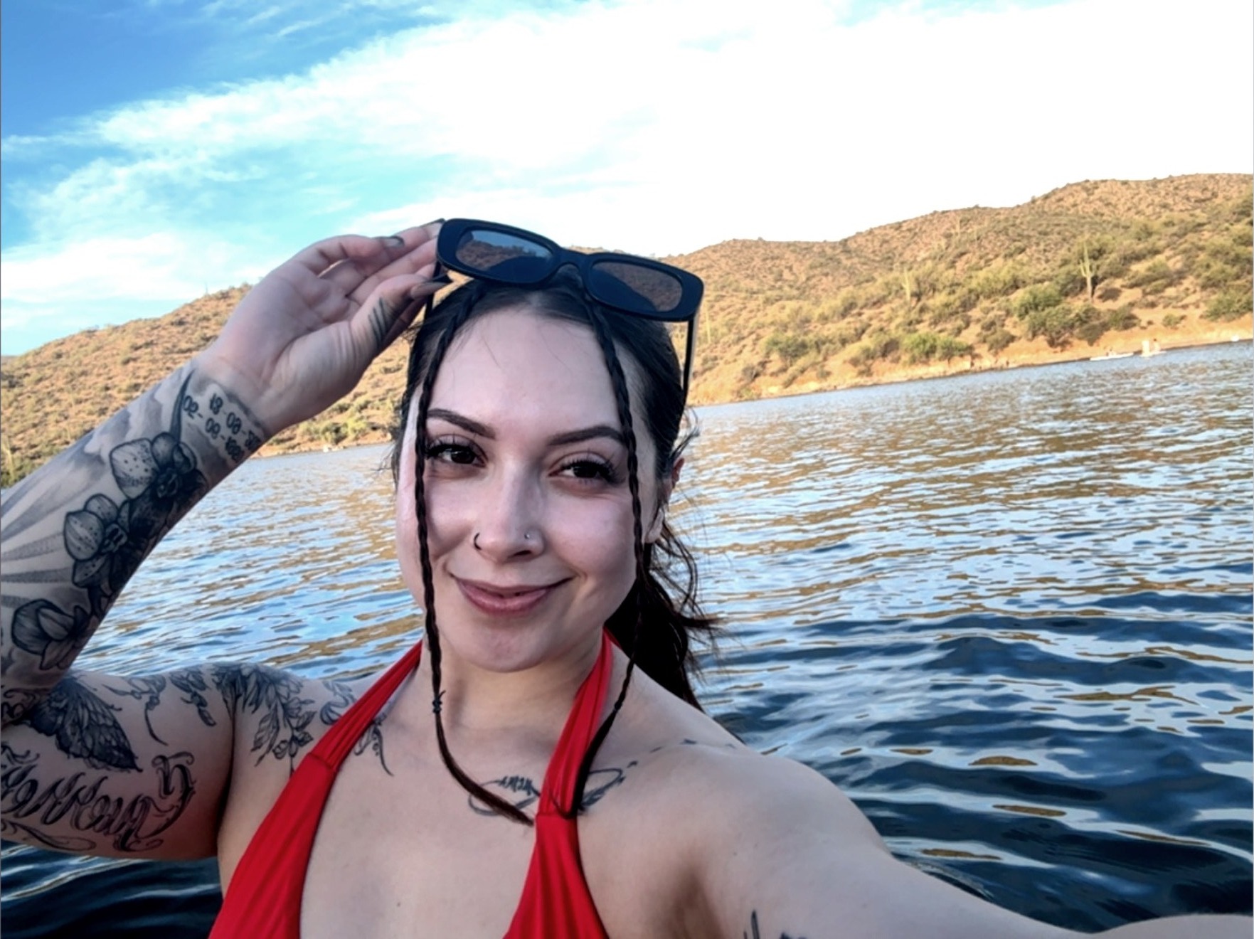 Jocelyn Ruelas training in her Phoenix gym